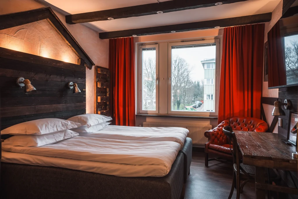 Vi hjälper Havshotellet med fotografering 7 Bild på rum på halvshotellet i Limhamn